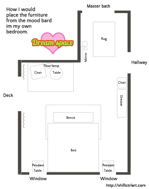 Bedroom floorplan