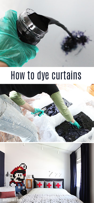 #How to #dye #curtains