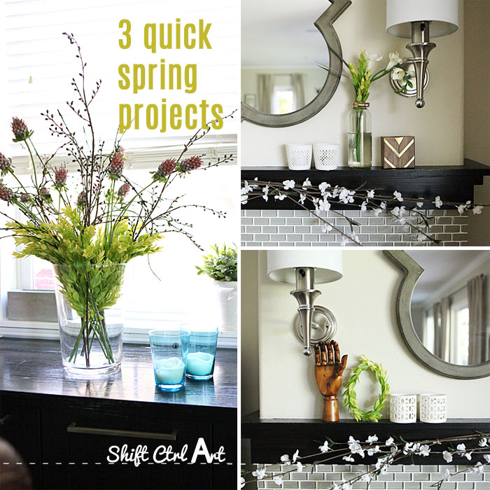 Easter mantel and 3 quick projects 1