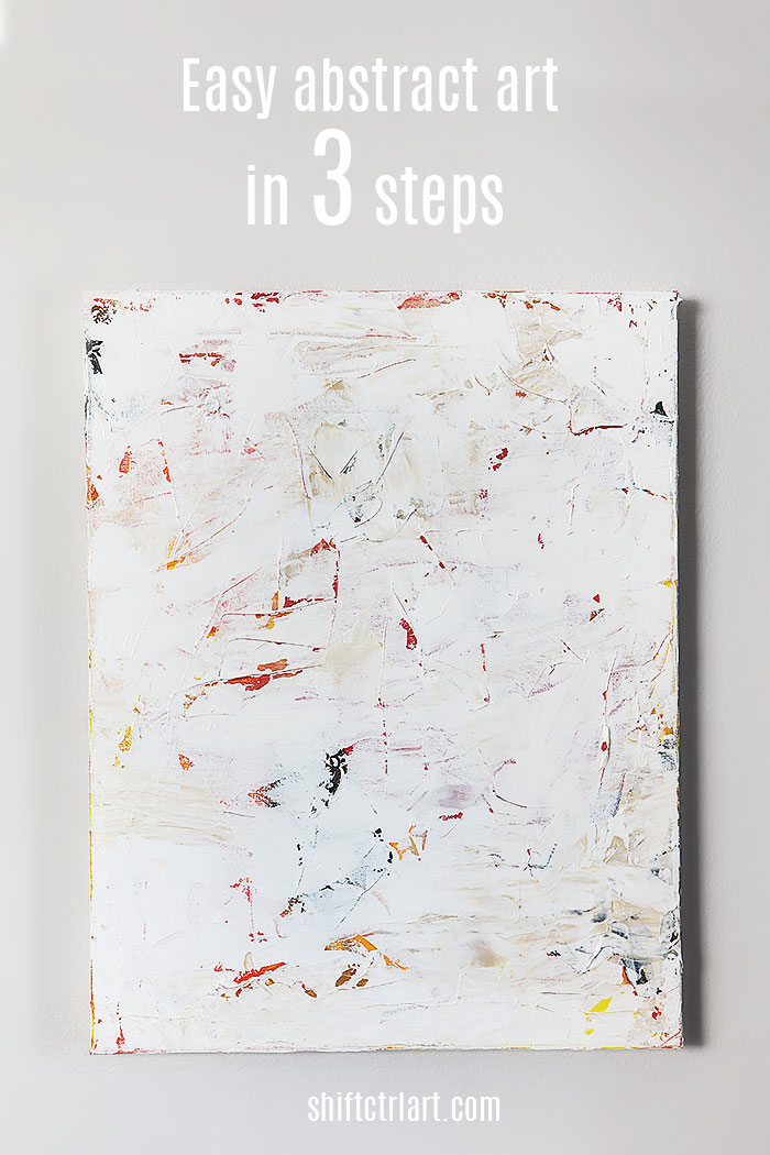easy abstract art in 3 steps