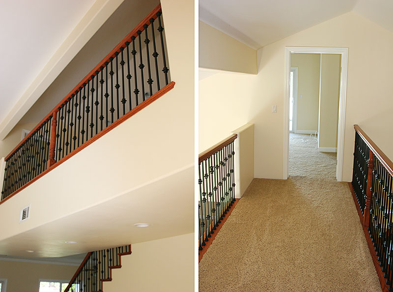 Upstairs hallway reveal - remodel