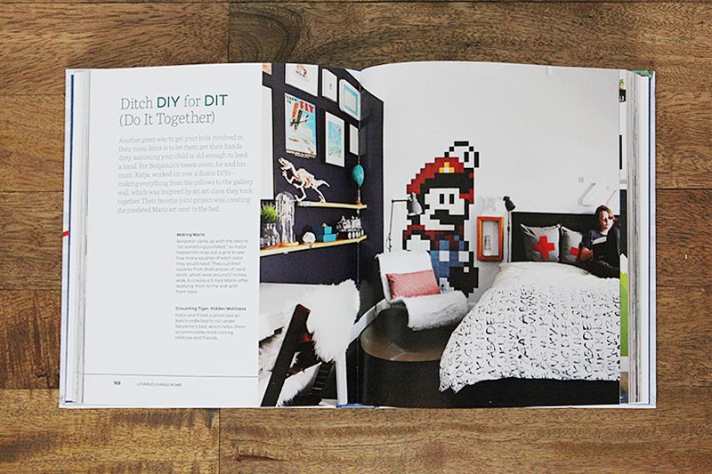 Shift Ctrl Art published in Lovable Livable Home by Young House Love - a New York Times Bestseller
