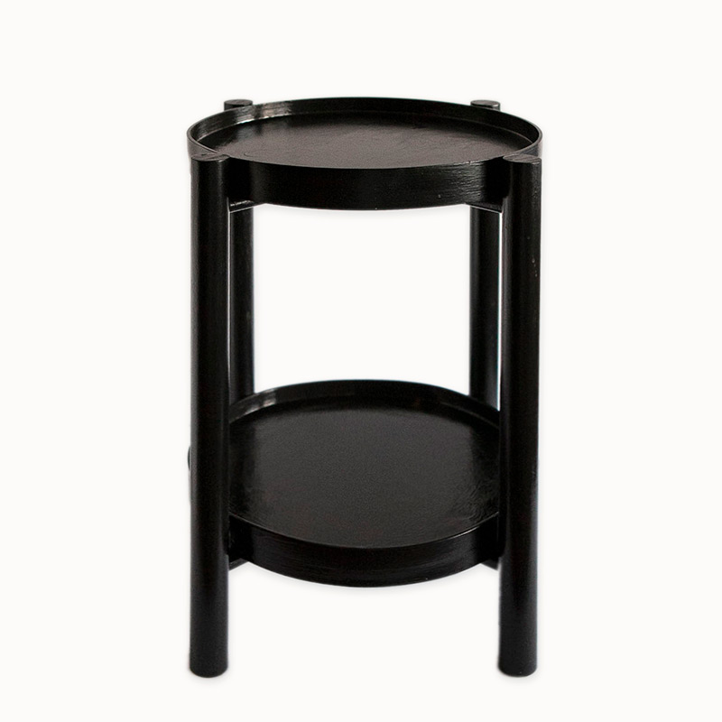 Black bentwood side table