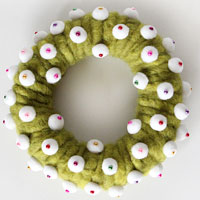 Wool wreath