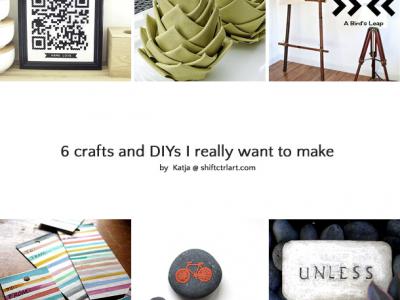 Great finds: 6 crafts and DIYs I want to do!