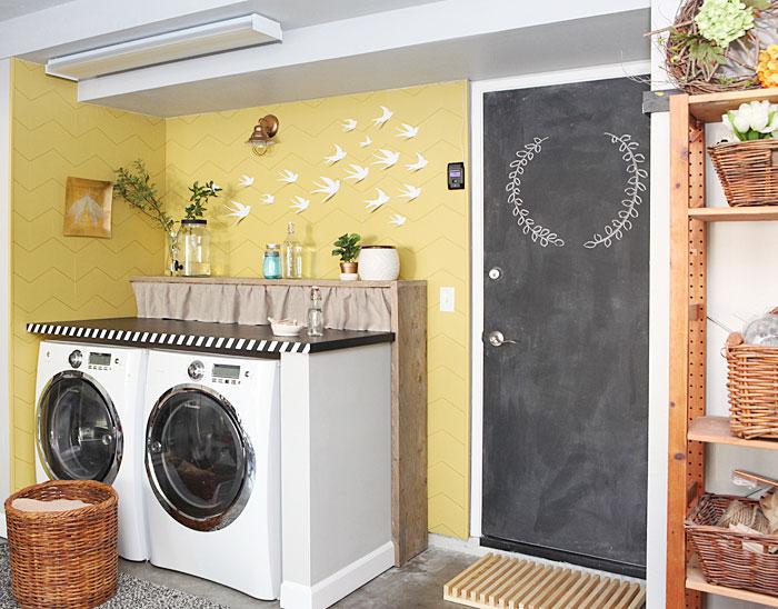 7 DIY ideas for a laundry nook in the garage - and 3 things I wouldn't repeat