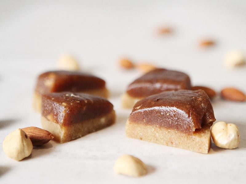 Paleo marzipan and nougat candy