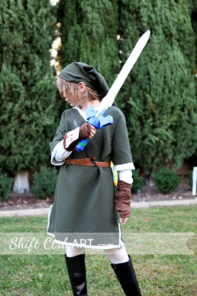 Link Shield the Legend of Zelda Cosplay Template 