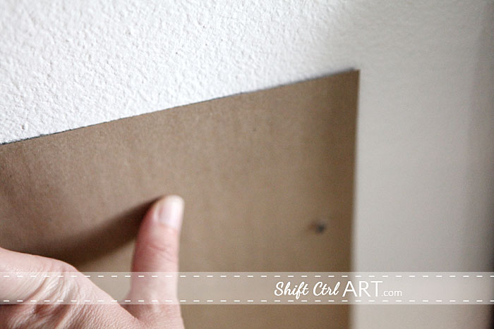 How to hang a flush mount shelf or cubby