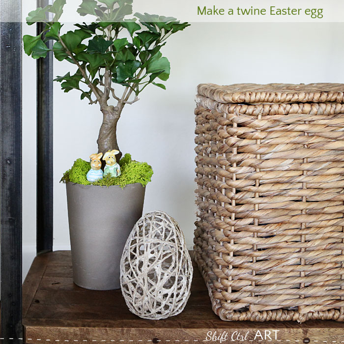 Make a twine easter egg a