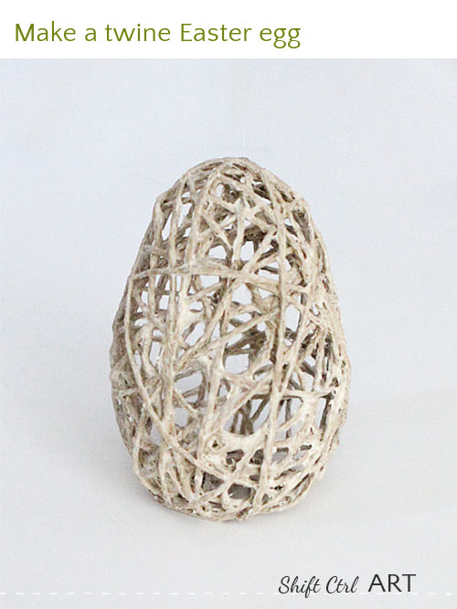 Make a twine easter egg a