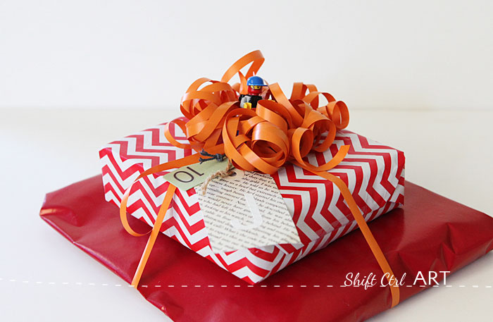 Birthday gift wrap idea for tween boy