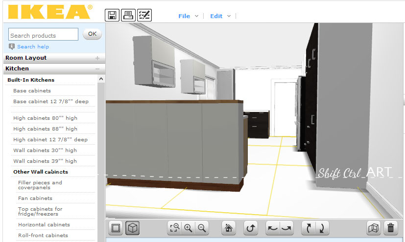 kitchen plan Ikea planner black brown Nexus Applaud 1