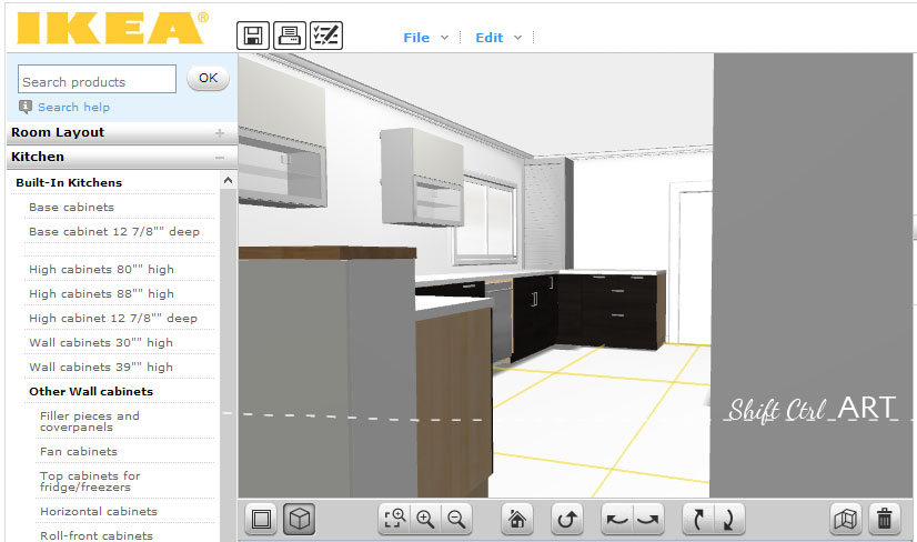 kitchen plan Ikea planner black brown Nexus Applaud 1