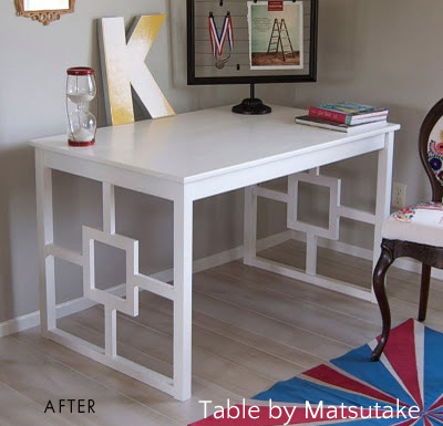 Bs blue wall tween make over reveal diy desk and shelves IKEA hack 1