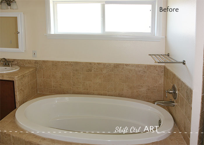 Master bath before