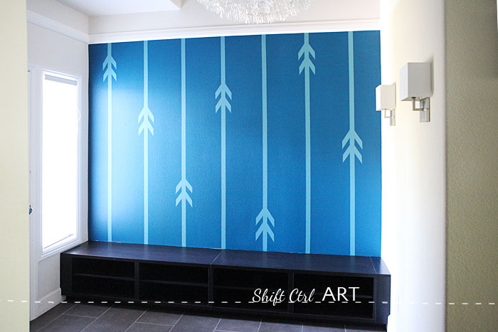 Diy Painted Geometric Wall Decor Youtube