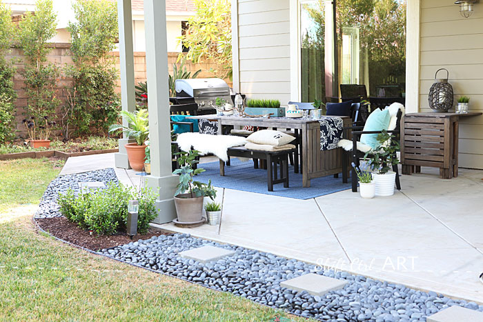 Patio outdoor dining area reveal 1