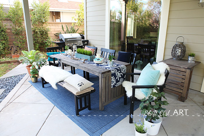 Patio outdoor dining area reveal 1