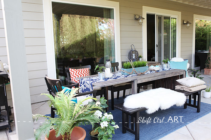 Patio outdoor dining area reveal 1