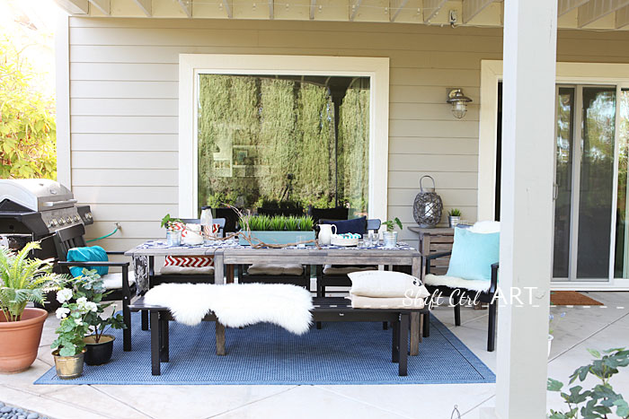 Patio outdoor dining area reveal 1