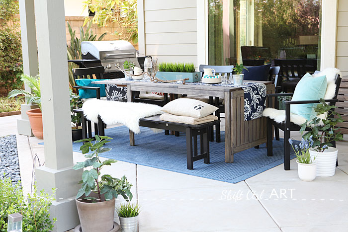 Patio outdoor dining area reveal 1