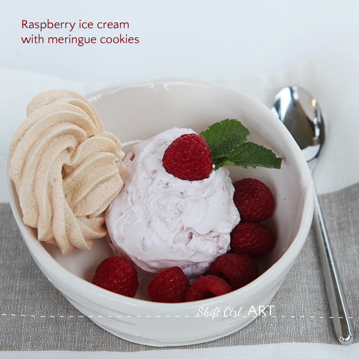 Raspberry ice cream merengue one egg base three crowd pleasing desserts 1