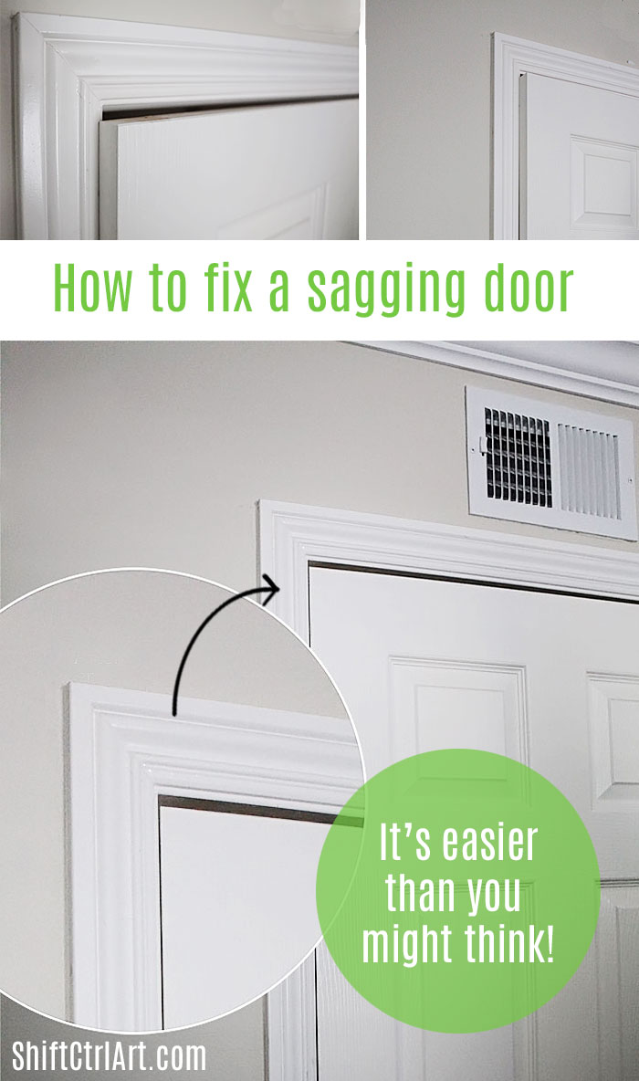 How to: fix a sagging door. See how easy it is.