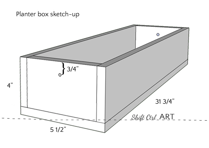 build a planter box for your table 1