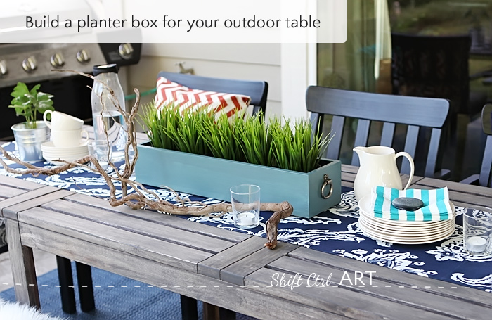 build a planter box for your table