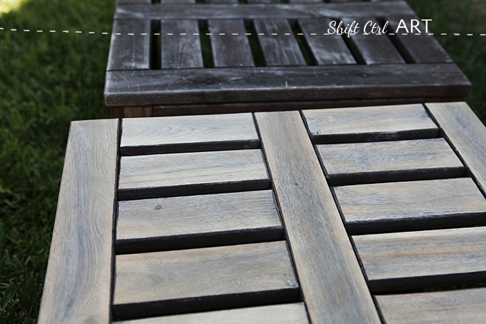 Painting The Outdoor Furniture How I, Outdoor Wood Furniture Paint Or Stain