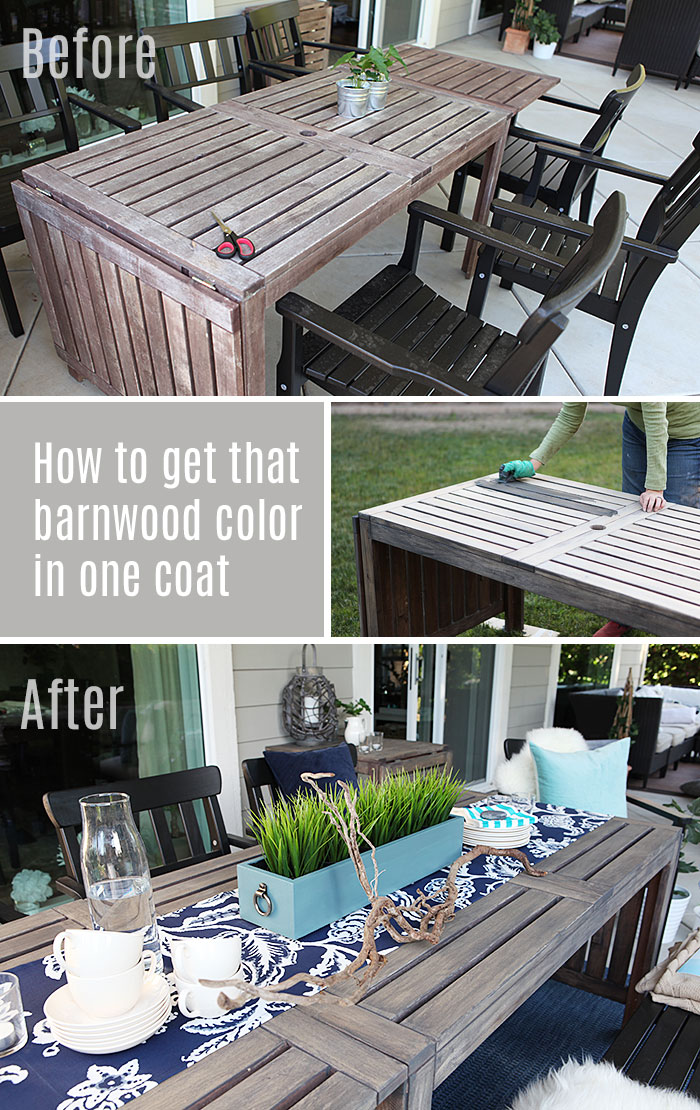 outdoor furniture painted barnwood color pin
