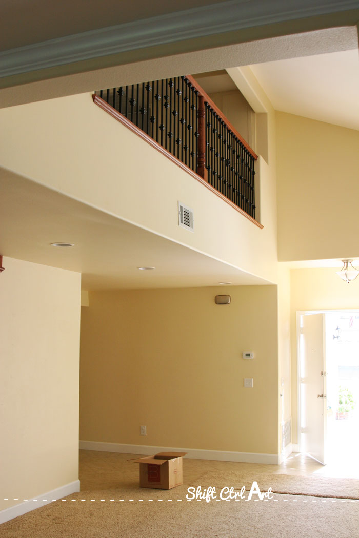 Entry hall before at move in 1