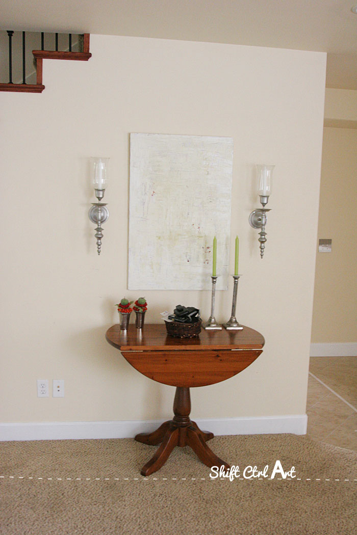 Entry hall before at move in 1