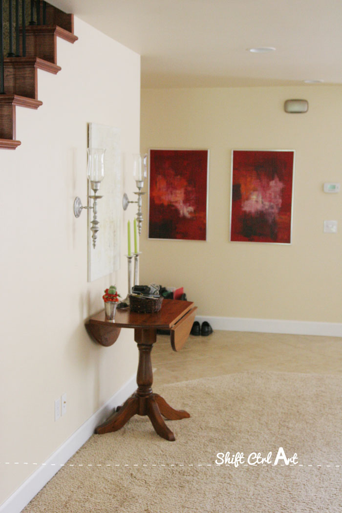 Entry hall before at move in 1