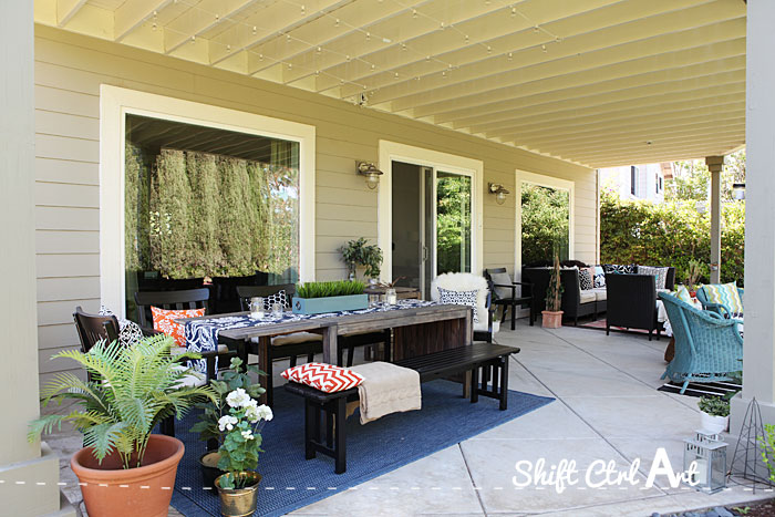 Outdoor lounge area patio reveal 1