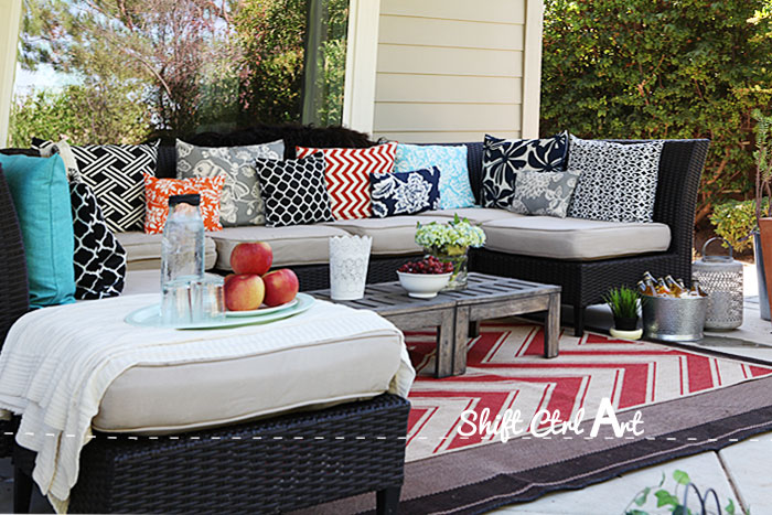 Outdoor lounge area patio reveal 1