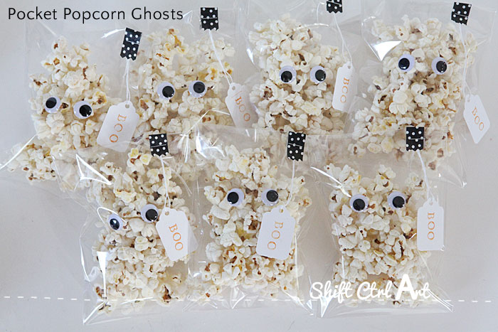 Pocket popcorn ghosts 1