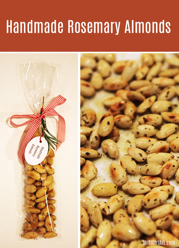 #Handmade #rosemary #almonds #hostess #gift