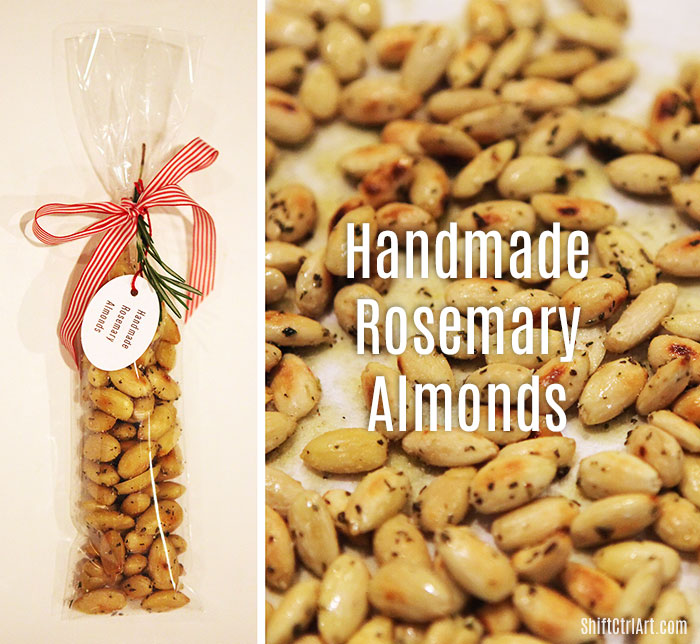 #Handmade #rosemary #almonds #hostess #gift