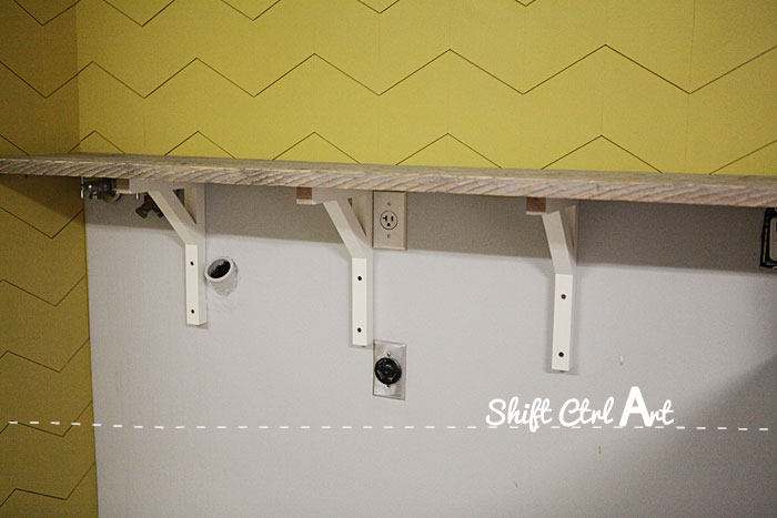 Garage shelf table top 1