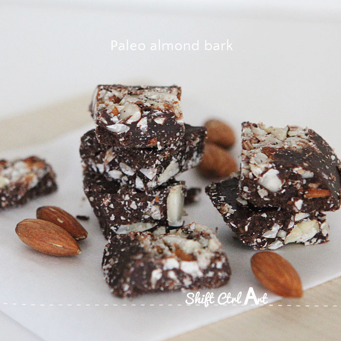 paleo chocolate almond bark