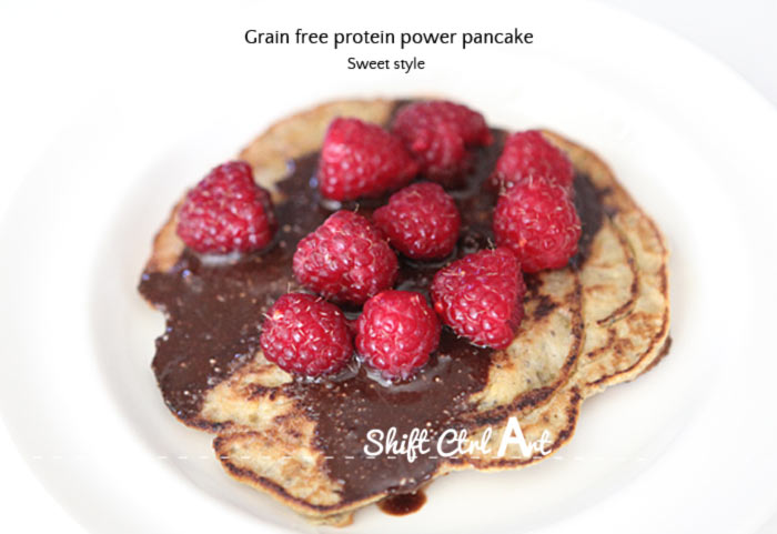 Grain free protein power pancakes 1