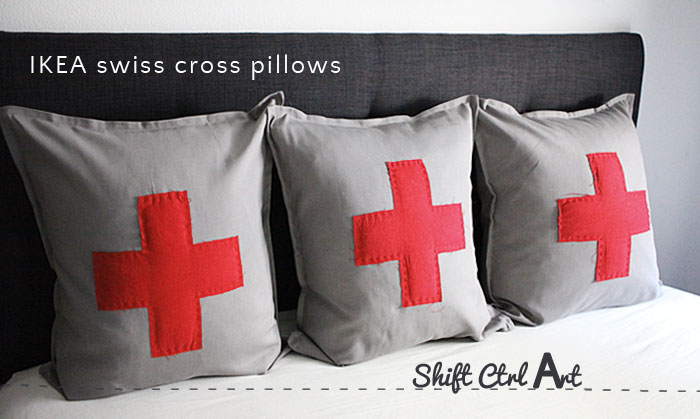 IKEA idea swiss cross pillow 1