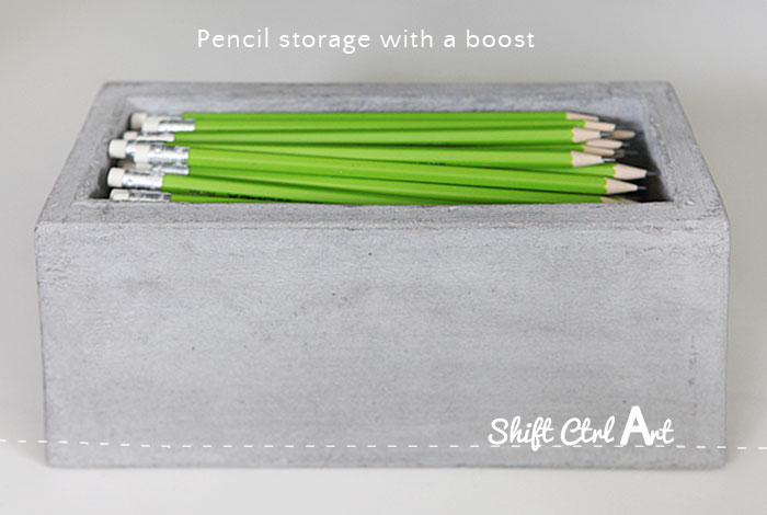 Pencil storage with a boost 1