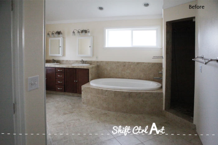 demo master bath