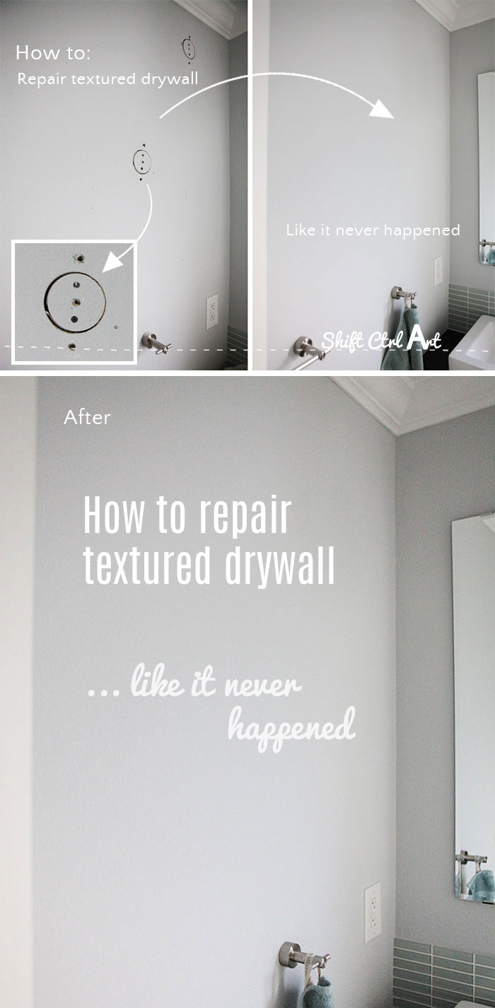 How to #repair #textured #drywall repair like it never happened