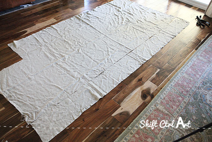 How to make ruffled table skirt 1