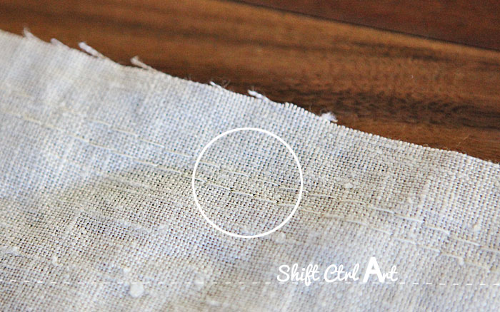 How to make ruffled table skirt 1