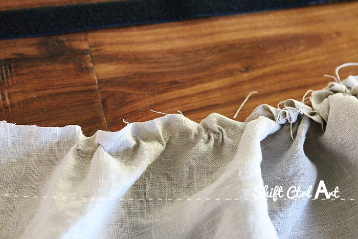 How to make ruffled table skirt 1